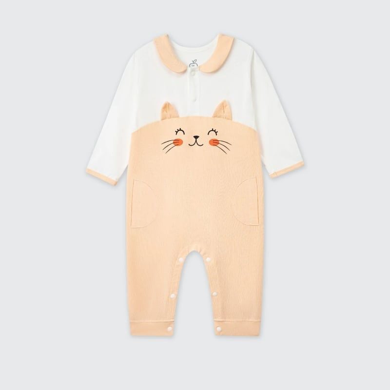 Body dài tay La Pomme cổ Peter Pan đáng yêu Cam