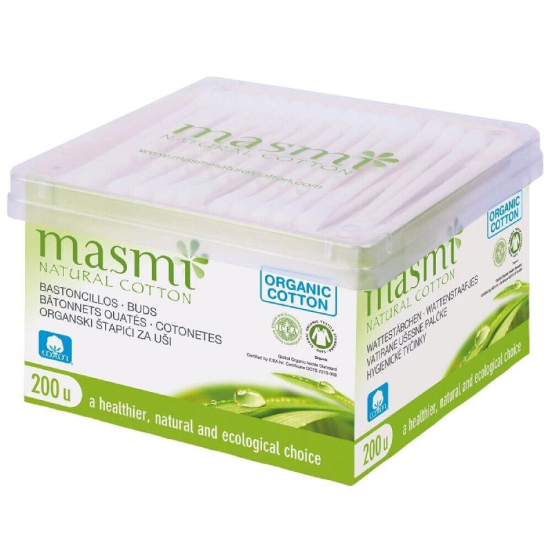 Bông ngoáy tai hữu cơ Masmi (200 c)