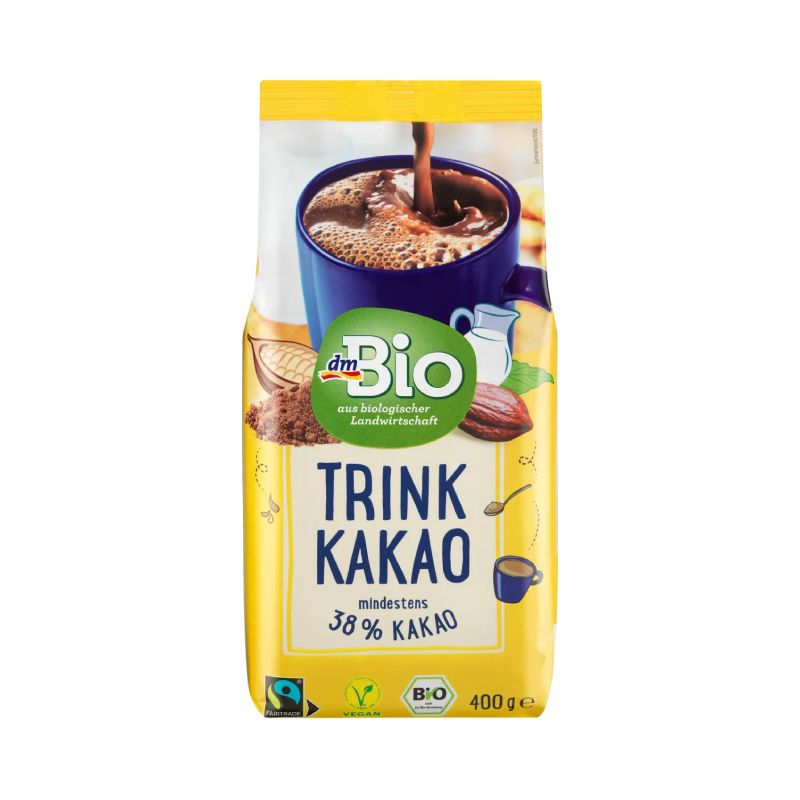 BỘT CA CAO UỐNG LIỀN HỮU CƠ TRINK KAKAO DMBIO 400G