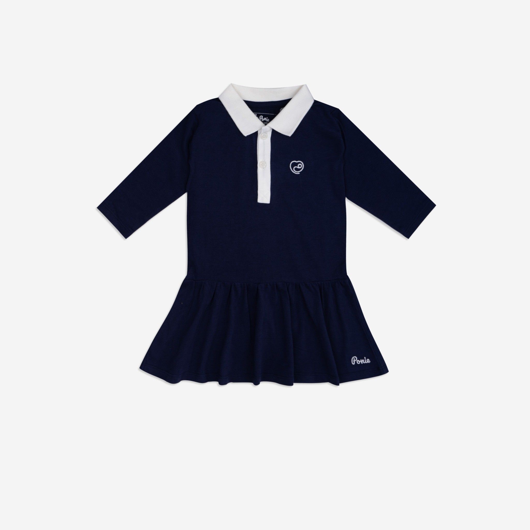 Váy dài tay Ponie BU Baby Navy