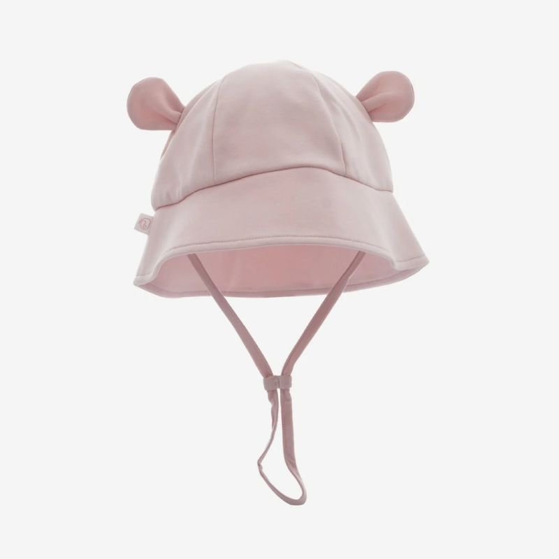 Mũ vành tròn tai gấu Bu Baby Muda Hồng