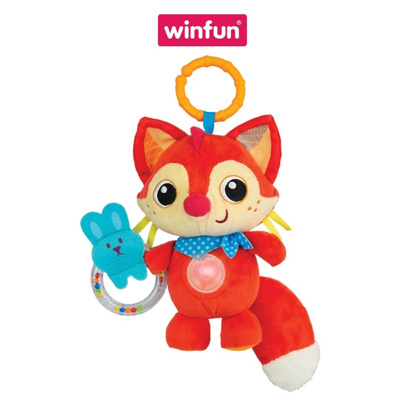 Đồ chơi treo nôi cảm ứng phát nhạc bạn cáo dễ thương Winfun 720021-01
