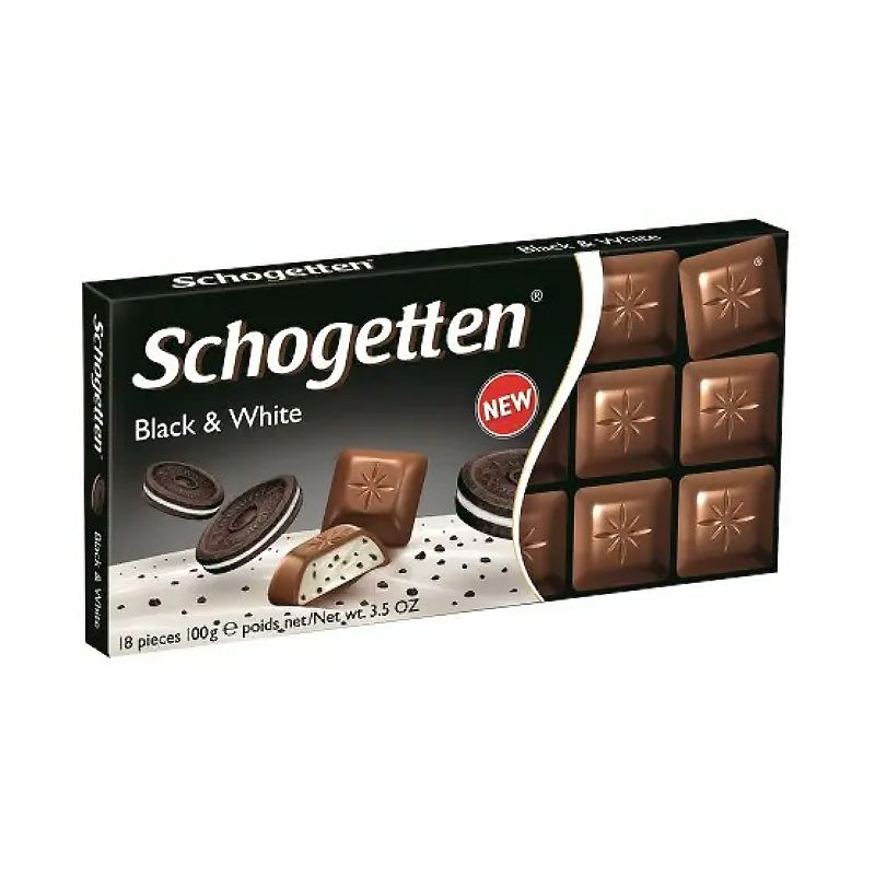 SÔ CÔ LA SỮA NHÂN KEM VANI VÀ BÁNH QUY CA CAO SCHOGETTEN BLACK & WHITE 100G (15)