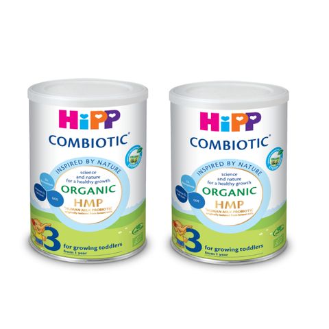 Combo 2 lon Sữa bột công thức HiPP 3 Organic Combiotic 350g