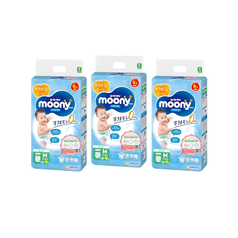 Bỉm dán Moony xanh tiêu chuẩn size M56+8 - 2002 | snbshop.vn – Soc&Brothers