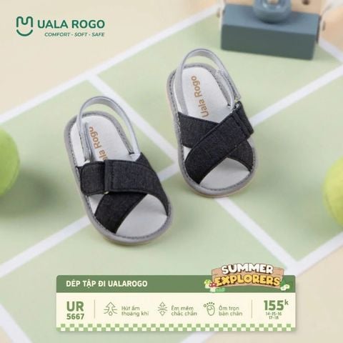 Dép tập đi Uala&Rogo quai đan chéo