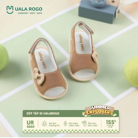 Dép tập đi Uala Rogo cài nơ bên