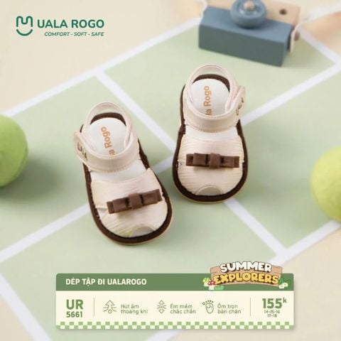 Dép tập đi Uala Rogo gắn nơ giữa