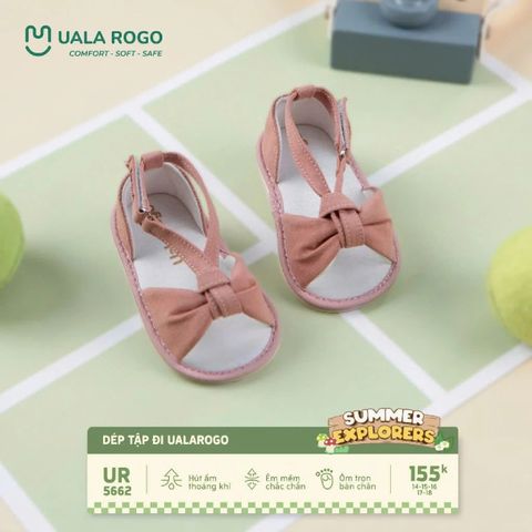 Dép tập đi Uala&Rogo tạo hình nơ