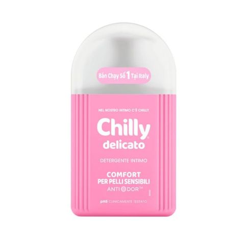 Dung dịch vệ sinh phụ nữ CHILLY DELICATO dịu nhẹ 200ml
