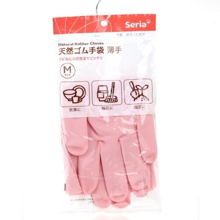 BAO TAY CAO SU KHÁNG KHUẨN SERIA SIZE M MÀU HỒNG 054
