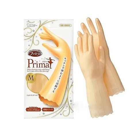 Găng tay cao su tự nhiên Prima cao cấp (size M)