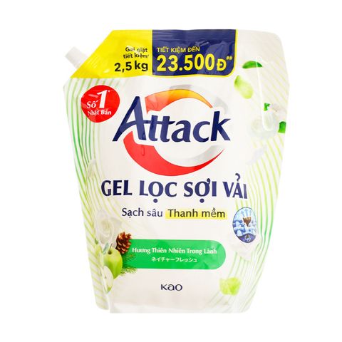 Gel giặt Attack hương Thiên Nhiên trong lành