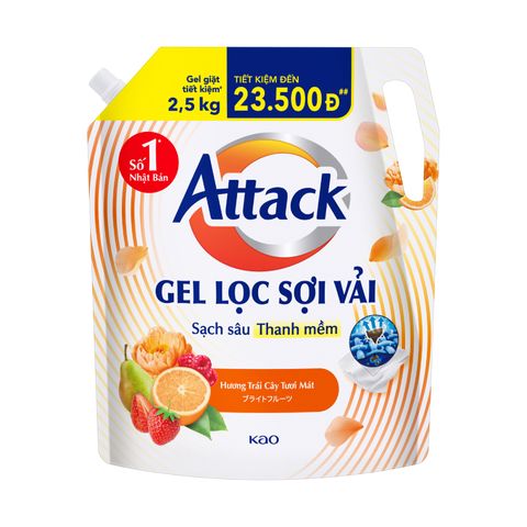 Gel giặt Attack hương Trái Cây