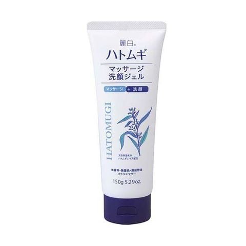 Gel rửa mặt Hatomugi làm sạch sâu và massage nâng nơ mặt 150g