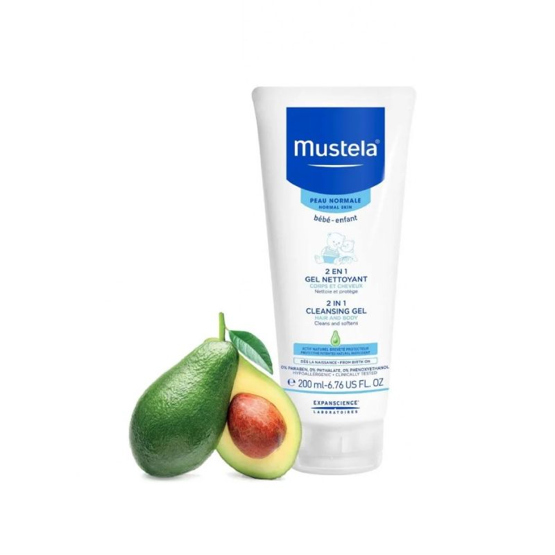 GEL TẮM GỘI 2 TRONG 1 MUSTELA 200ML