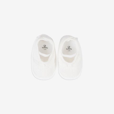 Giày vải Bu Baby Quilted Trắng