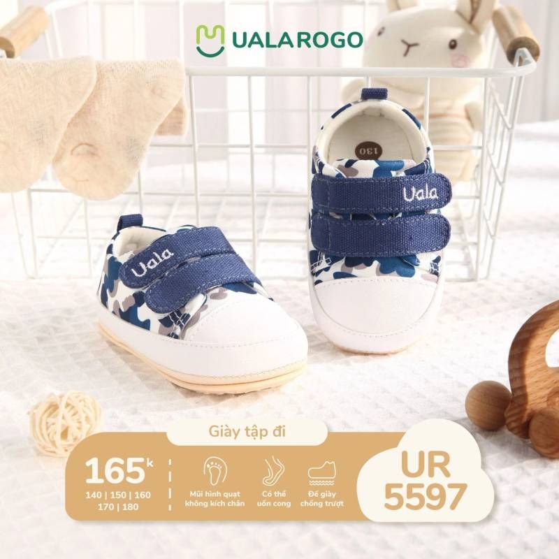 GIÀY TẬP ĐI UALA ROGO BÉ TRAI CÁ TÍNH