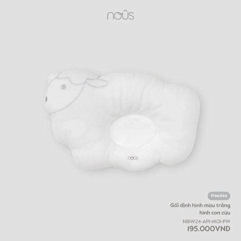 Gối định hình Nous màu trắng hình con cừu
