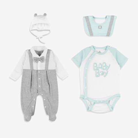 Gift Set Body Bu Baby đai công tử + Body chip + Yếm, mũ Full Moon