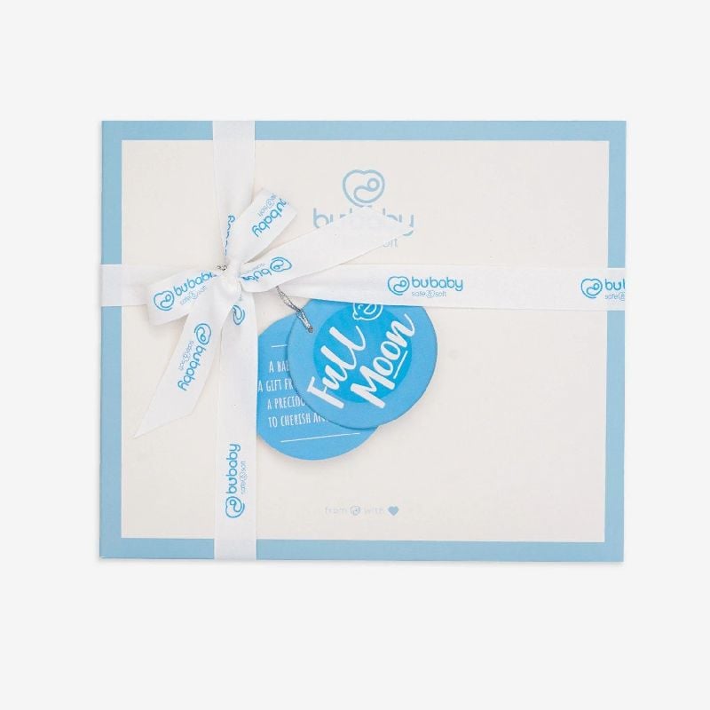 Gift Set Full moon Bu Baby Trắng - Ghi