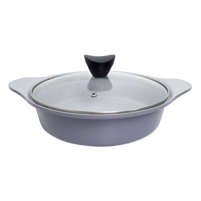 CHẢO CHIÊN TRÁNG SỨ VÂN ĐÁ ĐÁY TỪ AINA CERAMIC COATING PAN IH SIZE 20CM