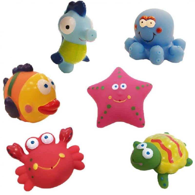 Hộp đồ chơi tắm 6 món Toys House