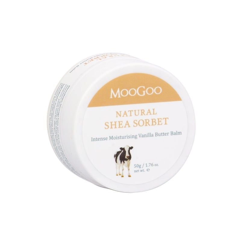 Sáp dưỡng bơ hạt mỡ hương vani cho da siêu khô, nứt nẻ, chống rạn da cho mẹ bầu Moogoo 50g