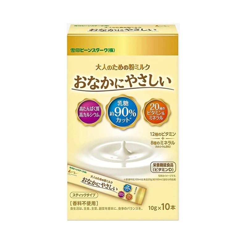 TPBS: Sữa dinh dưỡng BeanStalk dành cho người lớn Onaka ni Yasashi hộp 10g*10 gói