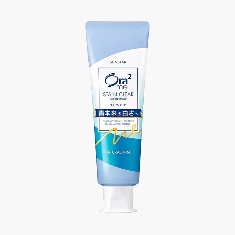 KEM ĐÁNH RĂNG ORA2 ME STAIN CLEAR TOOTHPASTE NATURAL MINT 140G