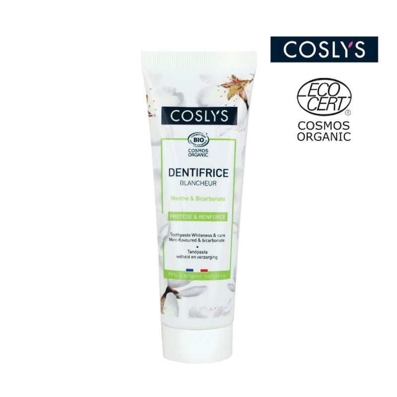 KEM ĐÁNH RĂNG LÀM TRẮNG HƯƠNG BẠC HÀ HỮU CƠ COSLYS 100G