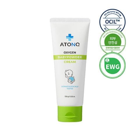 Kem hăm Baby Powder Oxygen Atono2 cho bé từ 0M+ 100g