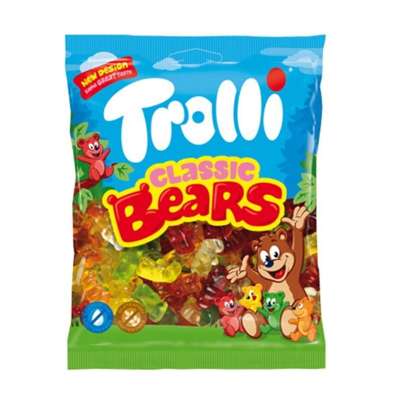 KẸO DẺO HÌNH GẤU TROLLI CLASSIC BEARS 100G