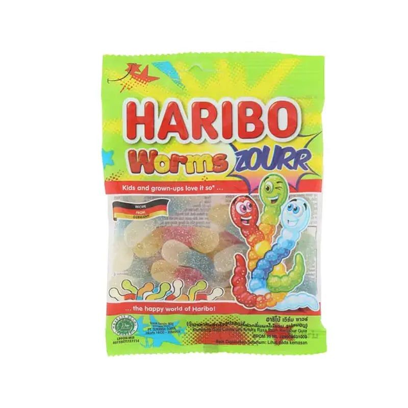 Kẹo dẻo Haribo Worms Zourr 80g - F183923