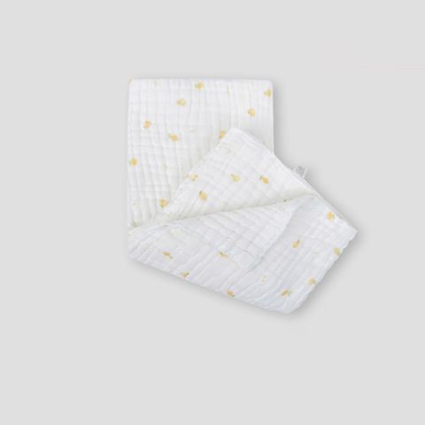 Khăn đa năng Nous muslin 6 lớp họa tiết quả lê vàng
