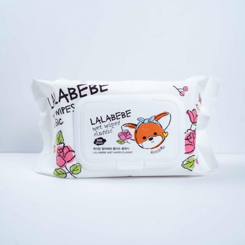 Khăn ướt cao cấp Lalabebe K-mom Hàn Quốc (100c)
