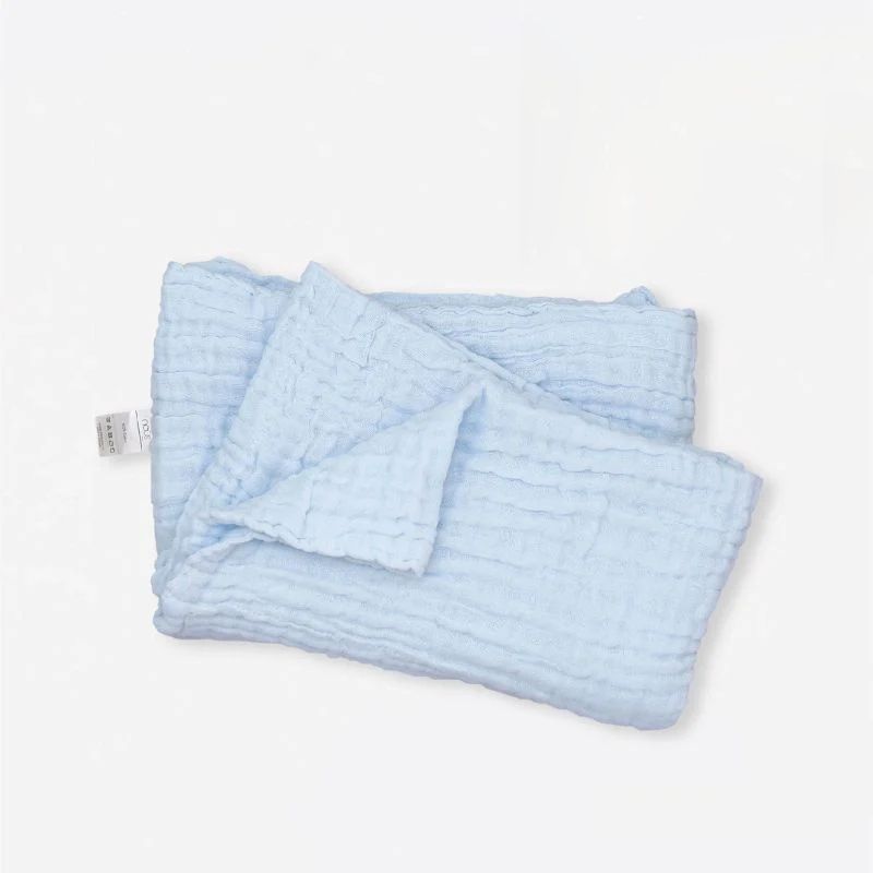 KHĂN TẮM MUSLIN NOUS 6 LỚP MÀU XANH 110*110CM