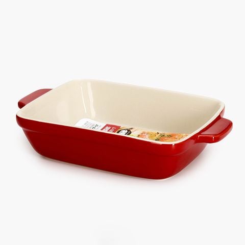 Khuôn gốm Pearl Metal dùng cho lò nướng 18x14cm 193