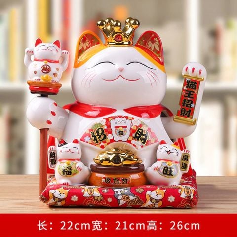 Mèo may mắn Kho tàng của cải size 09 inch