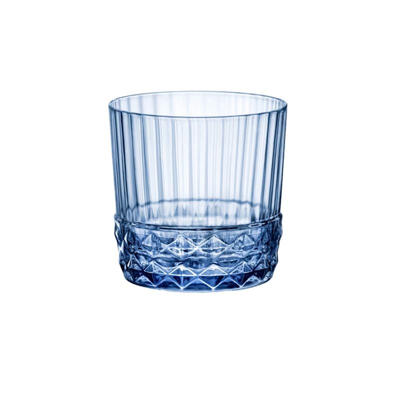 LY THỦY TINH BORMIOLI ROCCO AMERICA 20S 30 CL MÀU XANH DƯƠNG