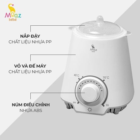 Máy hâm sữa đơn MOAZ BEBE MB-039