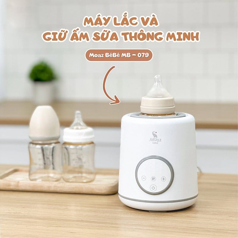 Máy lắc sữa và ủ ấm MOAZ BEBE MB-079