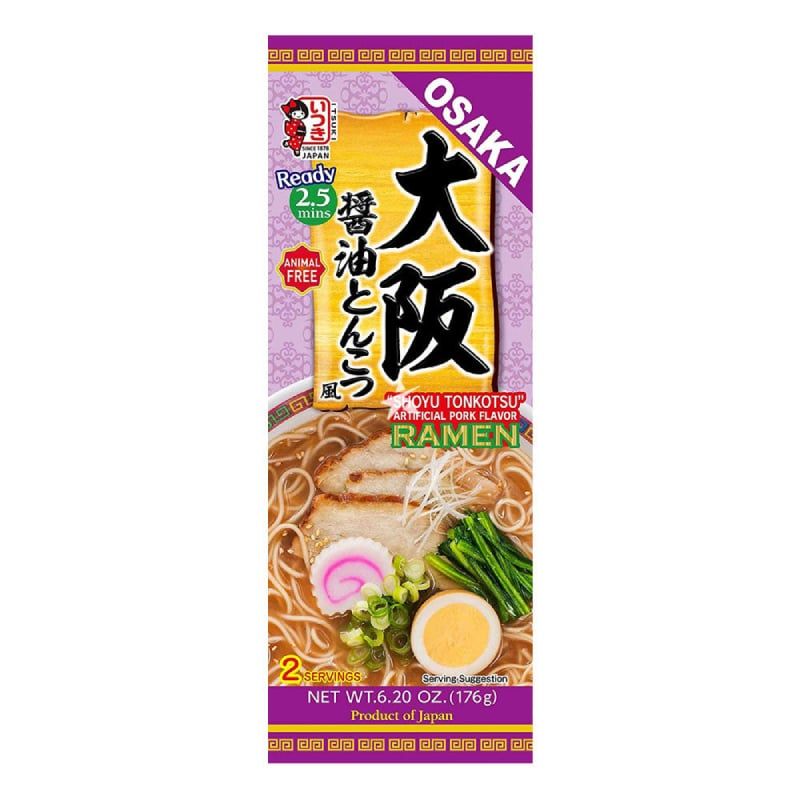 MÌ ITSUKI OSAKA SHOYU TONKOTSU VỊ THỊT HEO 182G (12X1)