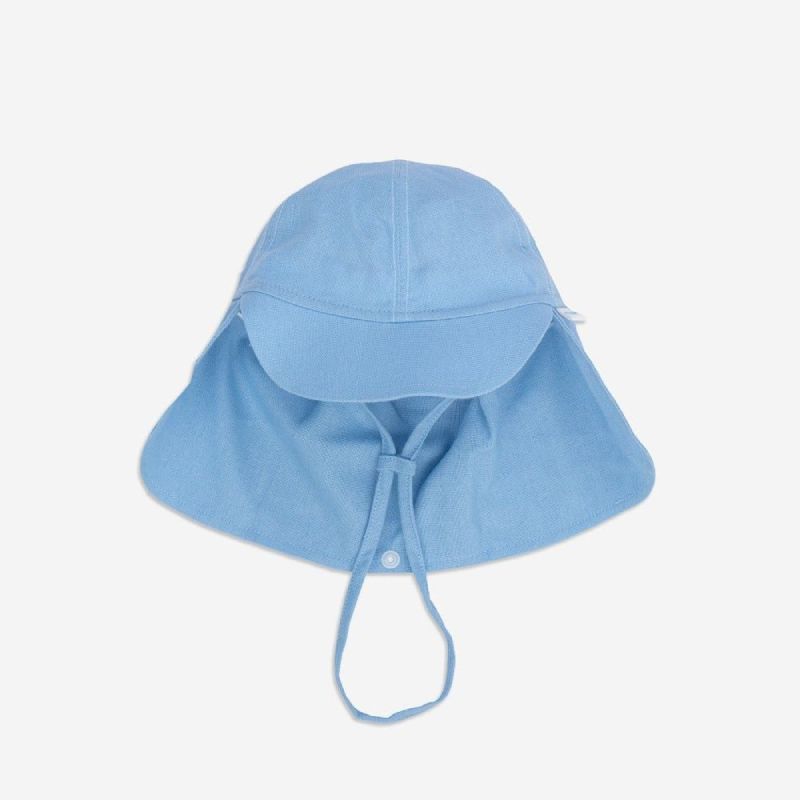 Mũ che gáy Bu Baby Akachan Blue