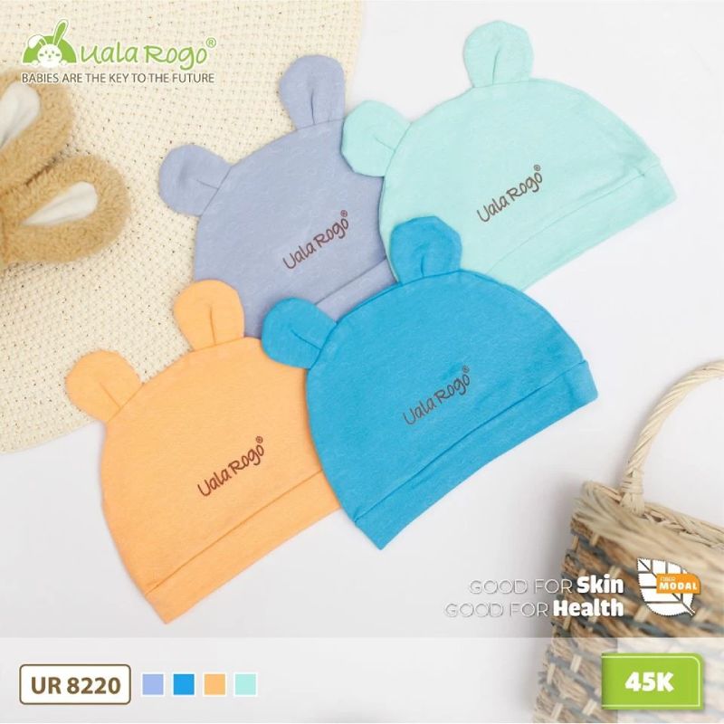 Mũ sơ sinh Uala Rogo vải Modal