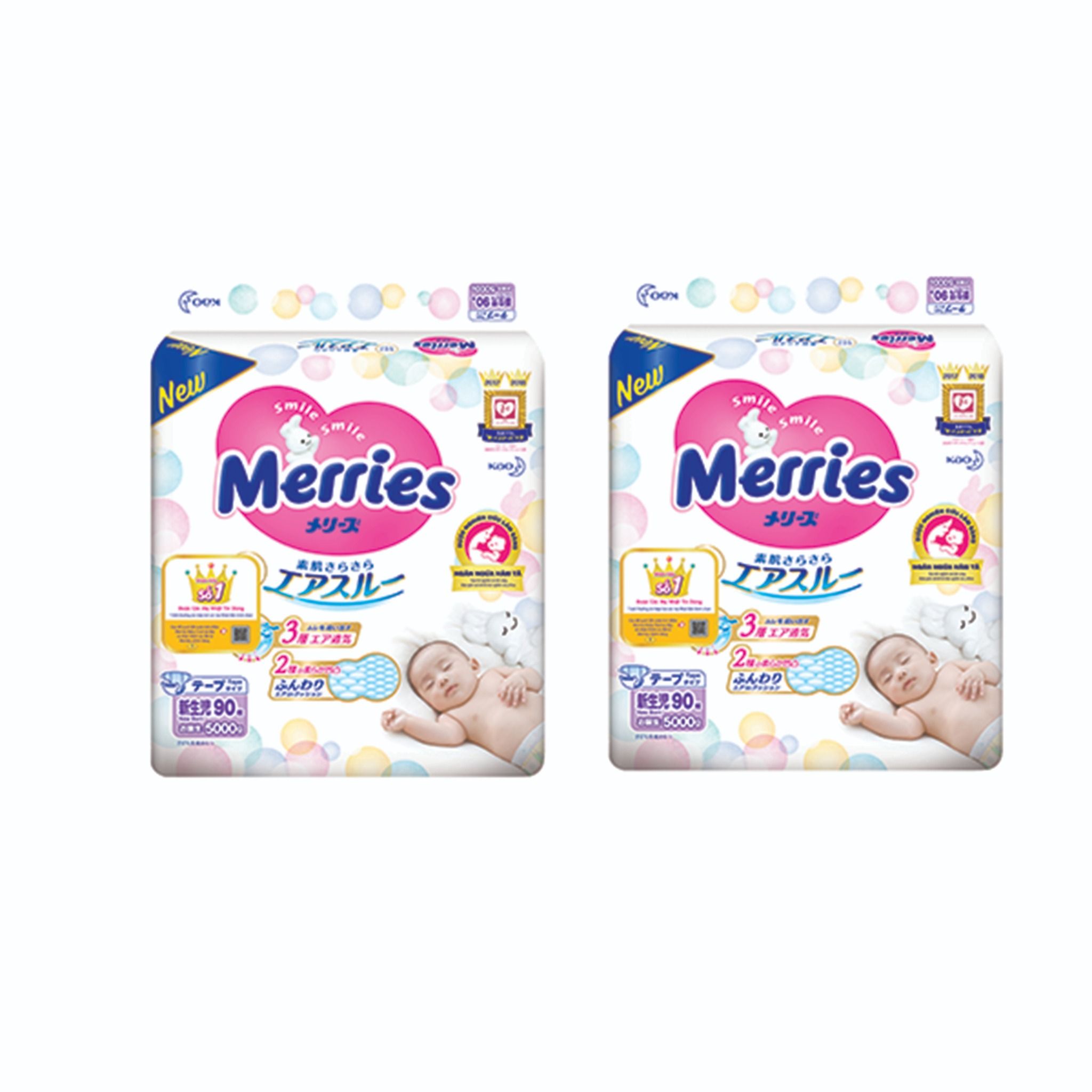 COMBO 2 BỈM MERRIES REGULAR