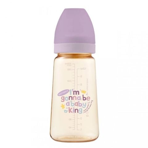 Bình sữa PPSU Hàn Quốc Mother-K 280ml (Bebe Tím)