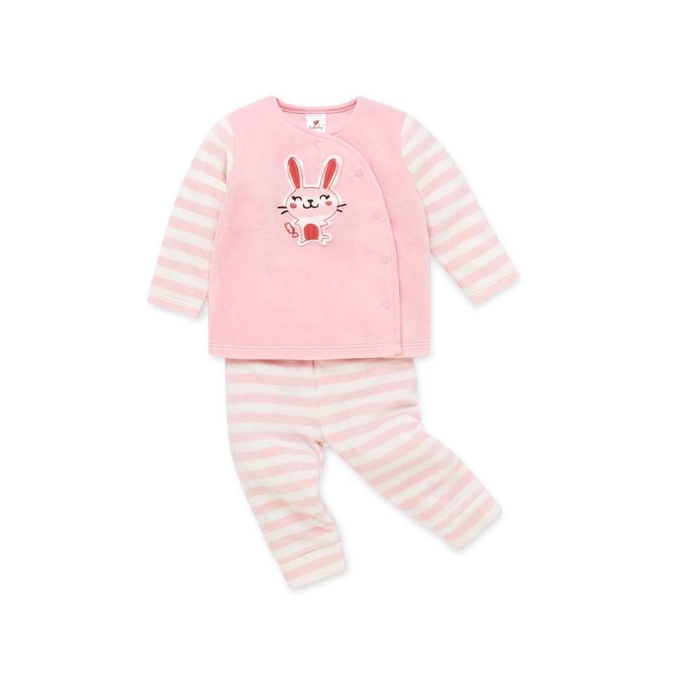 Bộ Lullaby NH05-18 áo cài lệch màu hồng