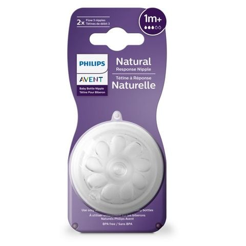 Núm ty mô phỏng tự nhiên mới hiệu Philips Avent cho trẻ từ 1M+