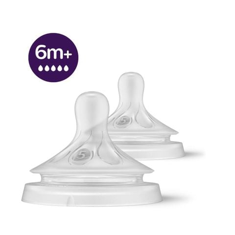 Núm ty mô phỏng tự nhiên mới hiệu Philips Avent cho trẻ từ 6M+